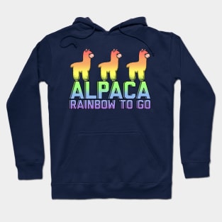 Alpaca Rainbow Hoodie